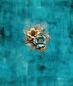 Preview: Steampunk Blumen Panel – BIO French Terry
